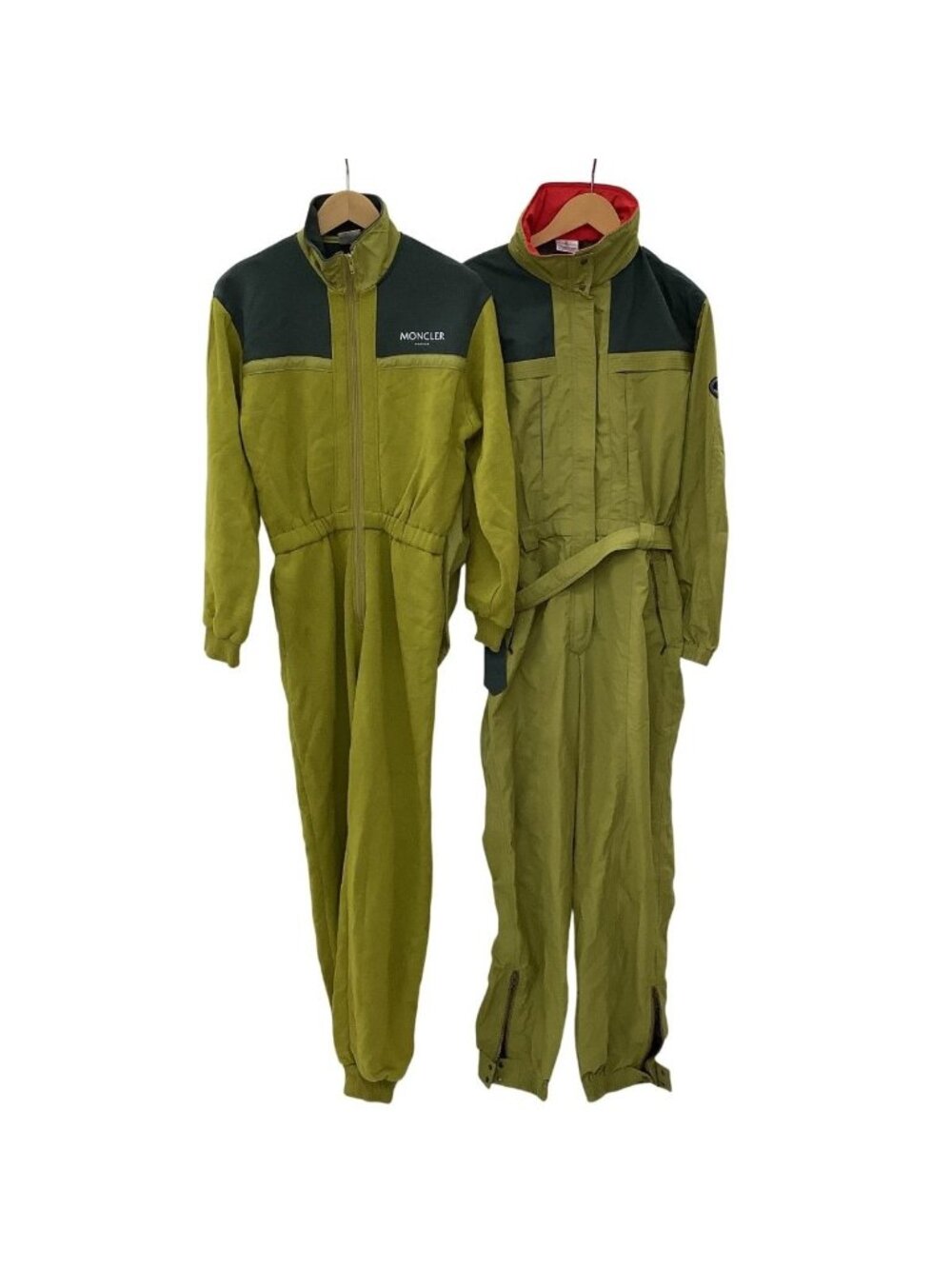 Moncler Asics Vintage Jumpsuit Set S Olive